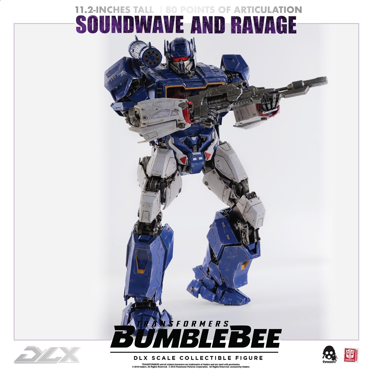 Transformers Bumblebee Dlx Soundwave And Ravage By Threezero