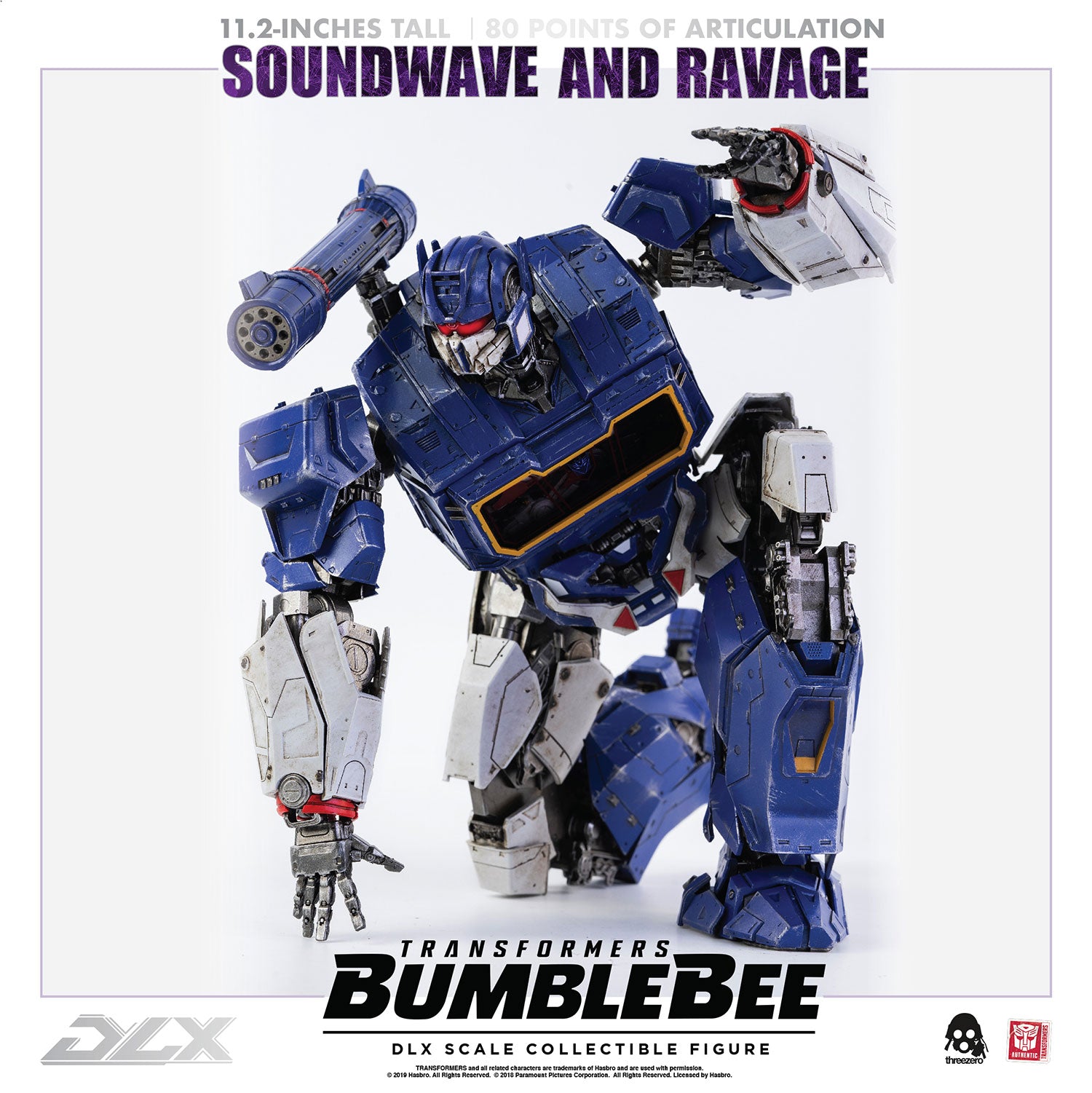 Transformers Bumblebee Dlx Soundwave And Ravage By Threezero