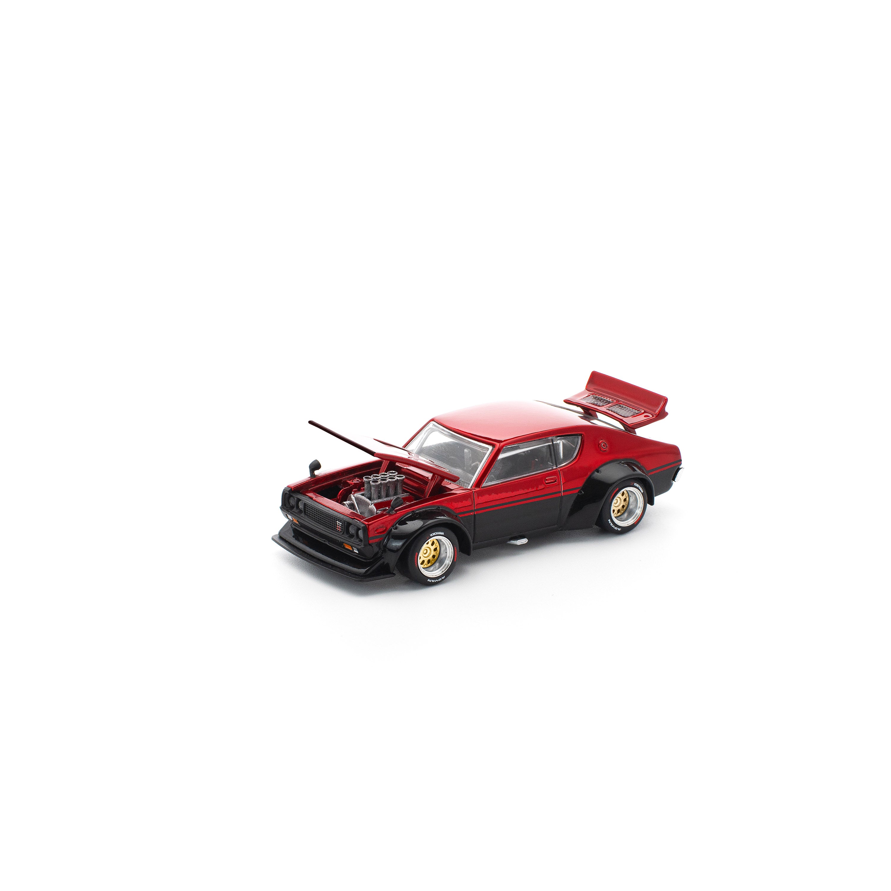SKYLINE GT-R DRIFT (KENMERI) - RED/BLACK PR640266 by Pop Race