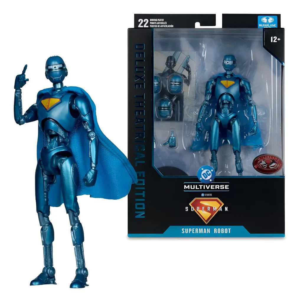 Superman Robot Deluxe Theatrical Edition Action Figure (Platinum)