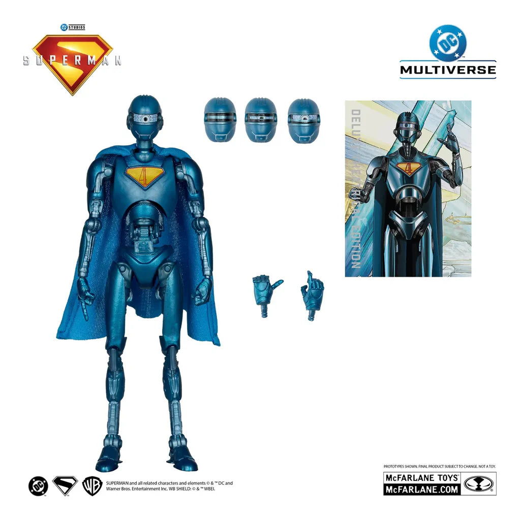 Superman Robot Deluxe Theatrical Edition Action Figure (Platinum)