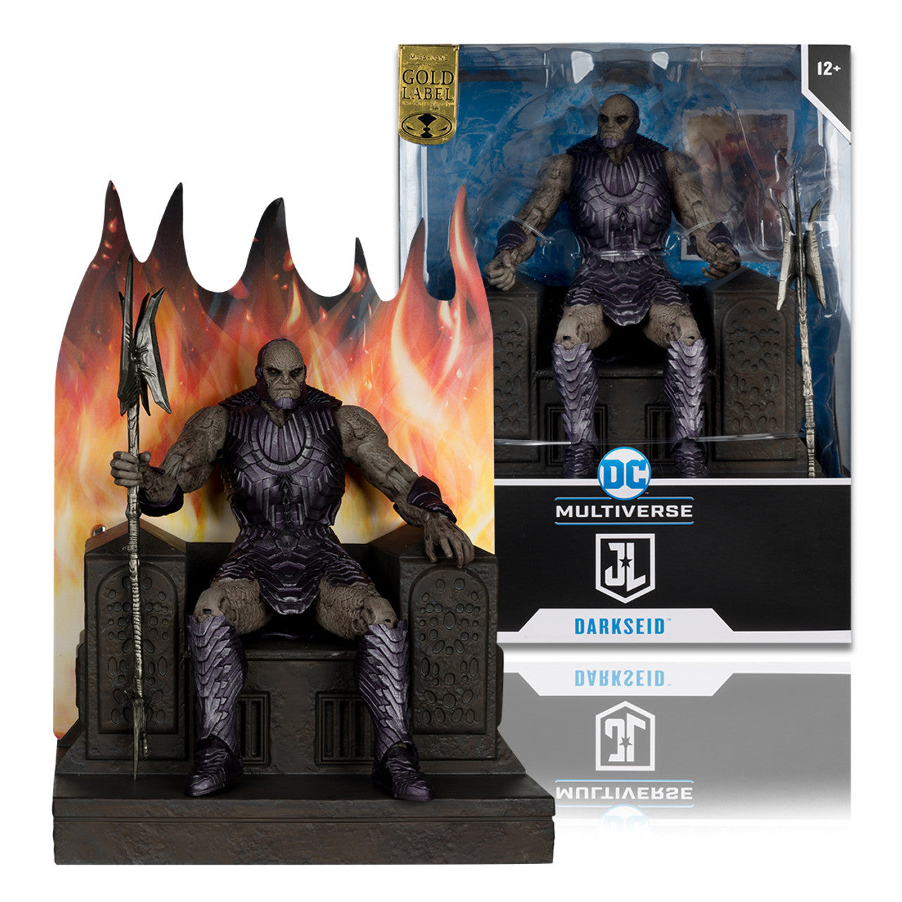 Darkseid w/Throne (Justice League) Mega Figure Gold Label Exclusive