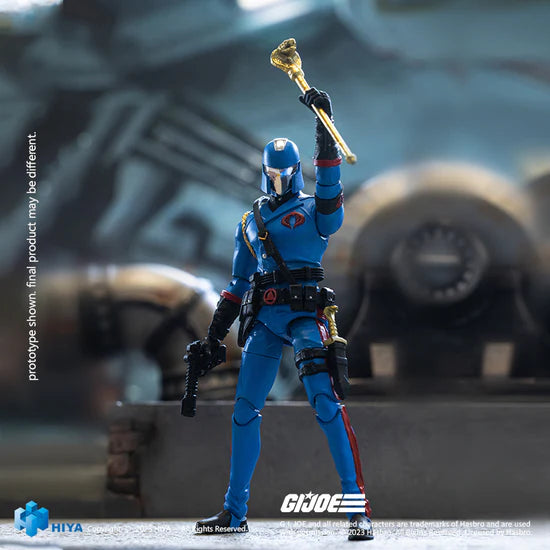 HIYA Exquisite Mini Series 1/18 Scale G.I.Joe Cobra Commander Action Figure
