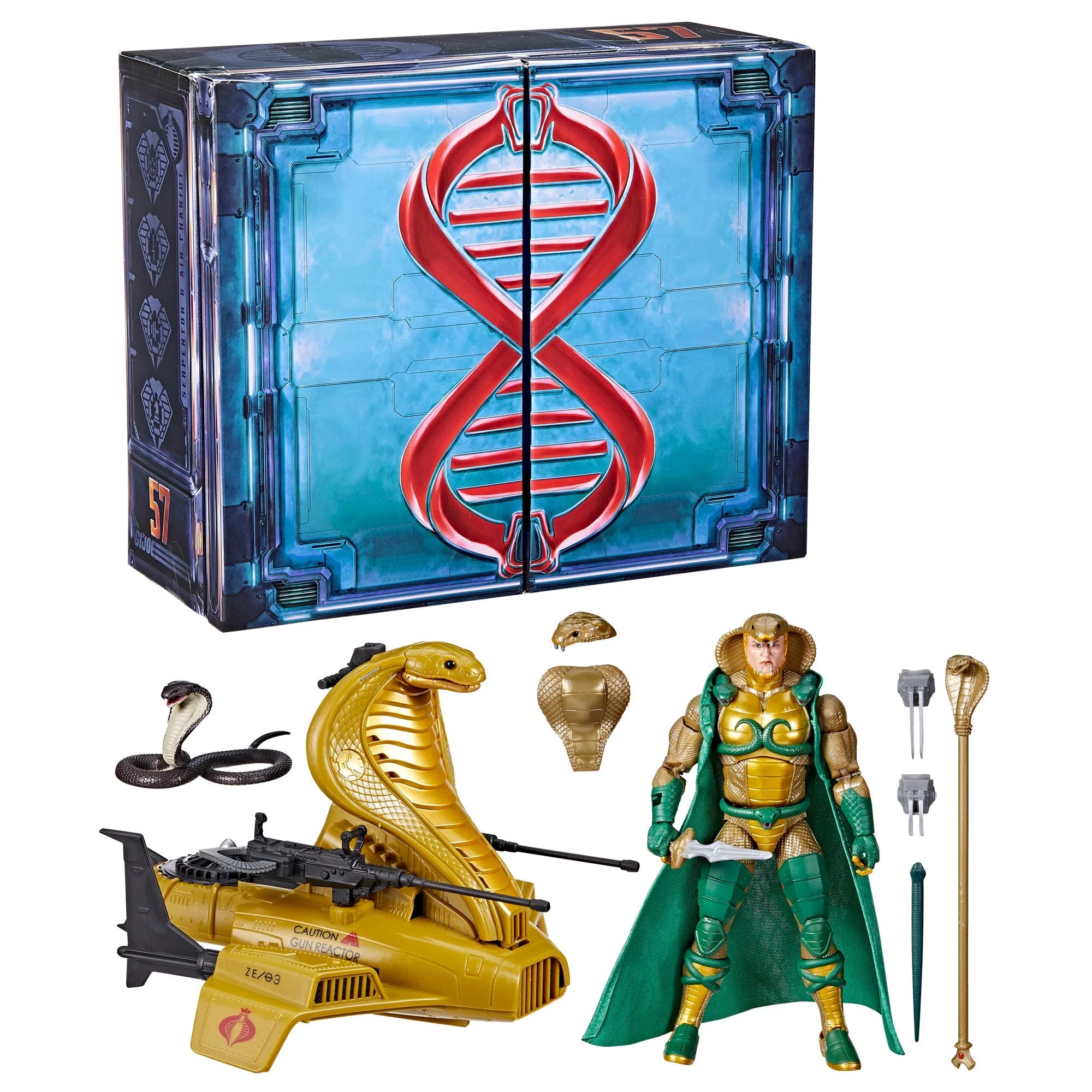 G.I. Joe Classified Series Serpentor & Air Chariot Figure and Vehicle