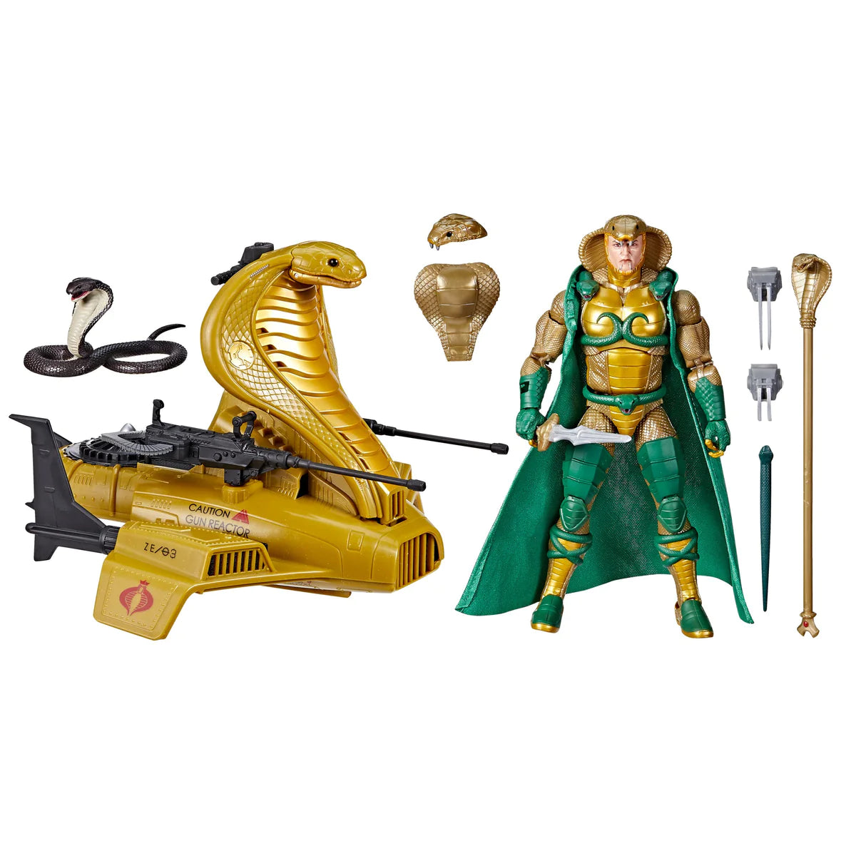 G.I. Joe Classified Series Serpentor & Air Chariot Figure and Vehicle