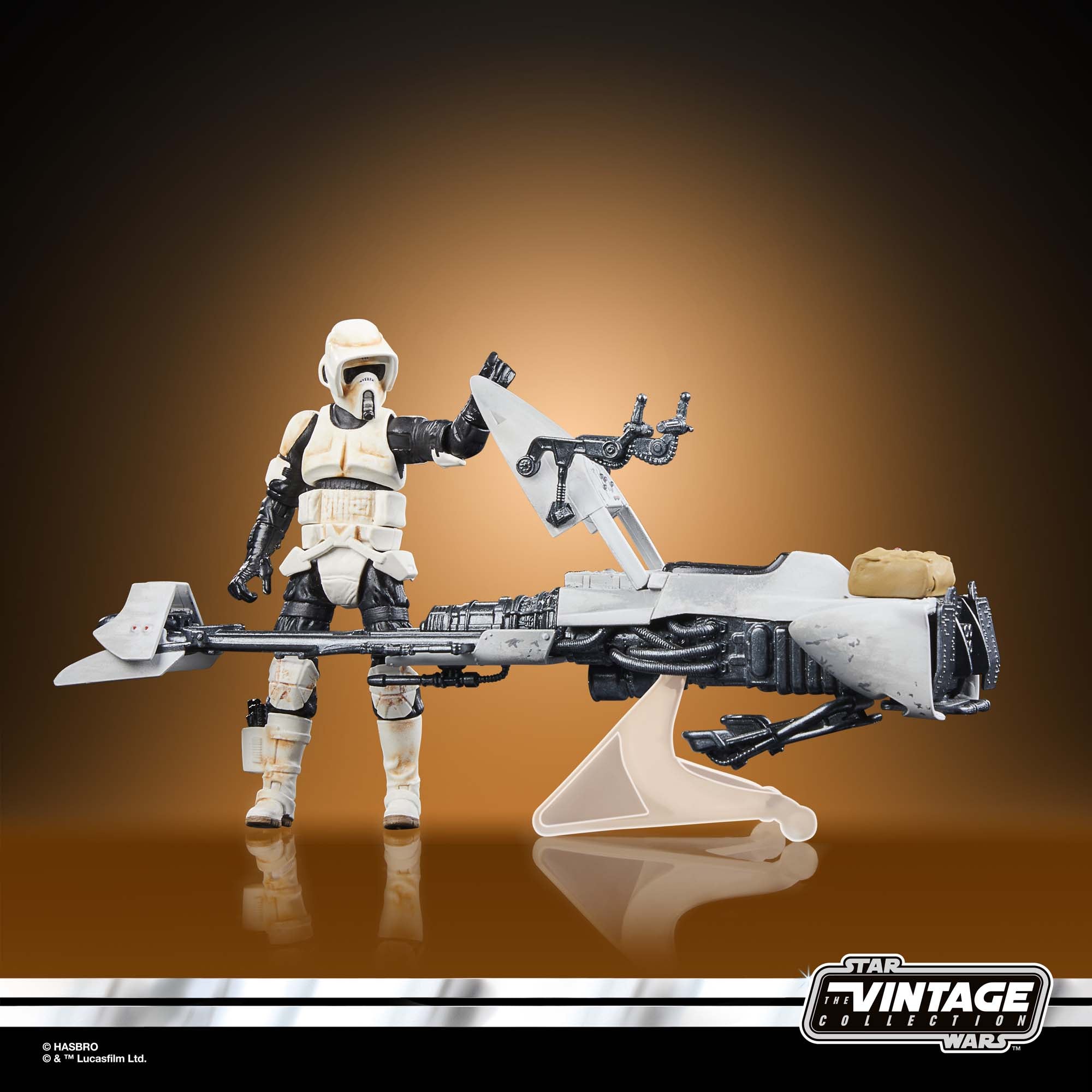 Star Wars The Vintage Collection Scout Trooper on Speeder Bike
