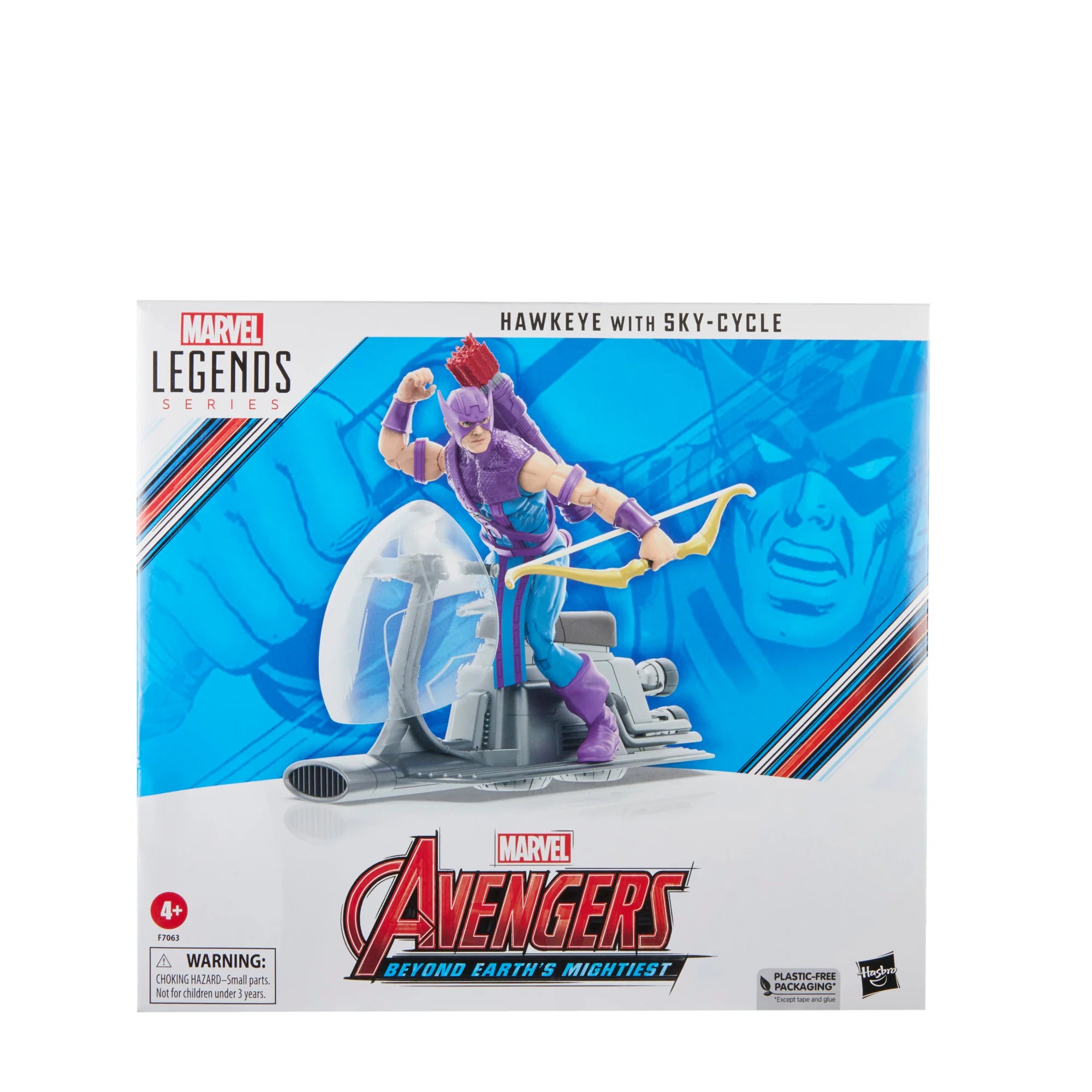 Marvel Legends Hawkeye with Sky-Cycle Avengers 60th Anniversary