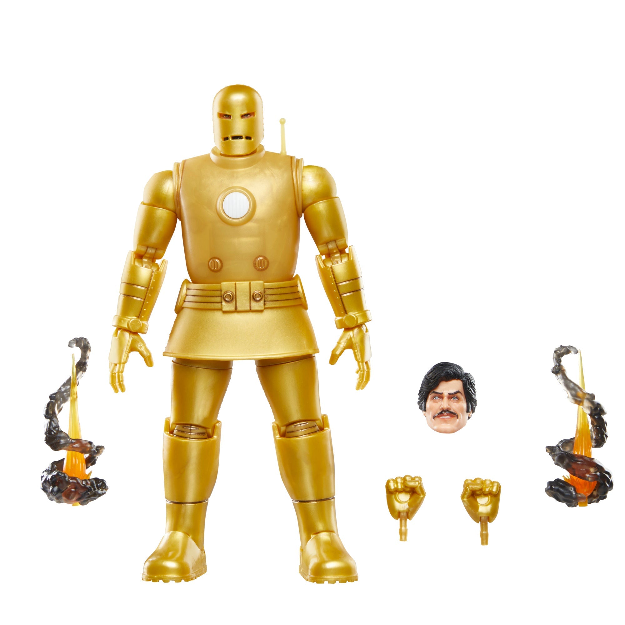 Marvel Legends Iron Man (Model 01 - Gold) Retro Comics figure