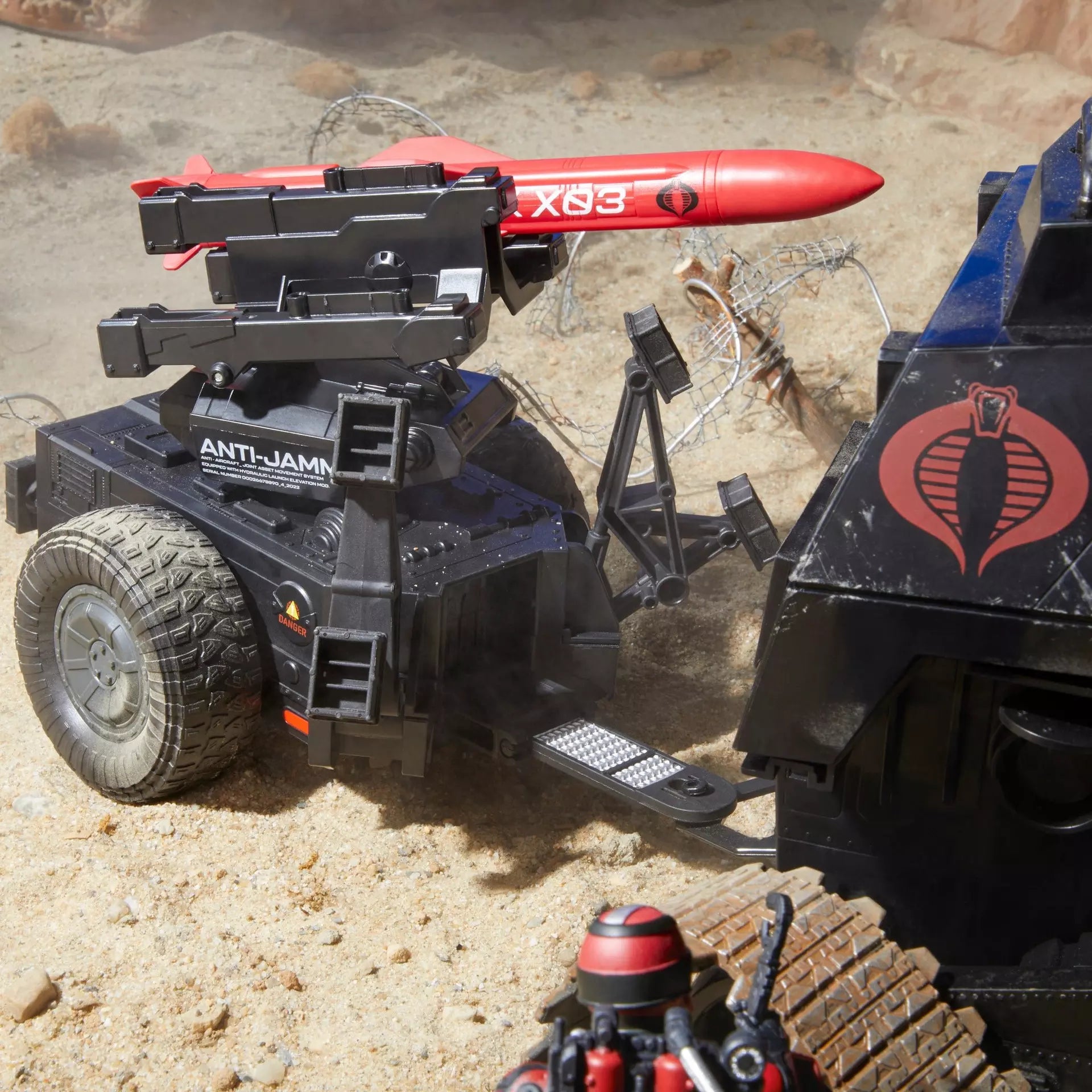 G.I. Joe Classified Series Action Figure Techno‑Viper & H.I.S.S. Missile System