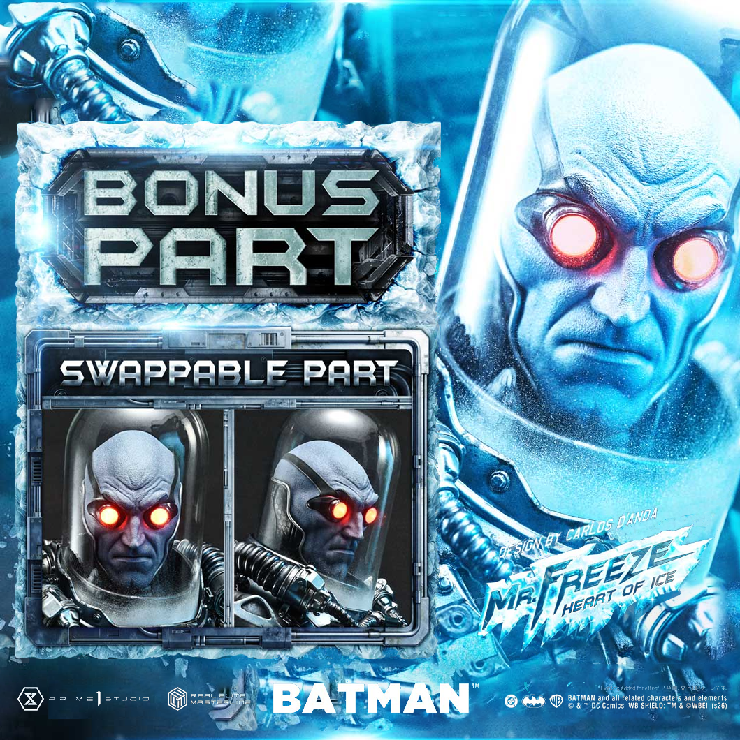 Mr. Freeze Heart of Ice (Design by Carlos D'Anda) DX Bonus Ver. 1/3 statue By Prime 1 Studio