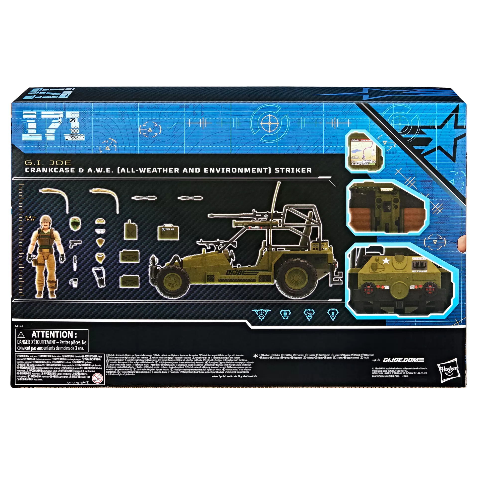 G.I. Joe Classified Series #171 Crankcase & A.W.E. Striker