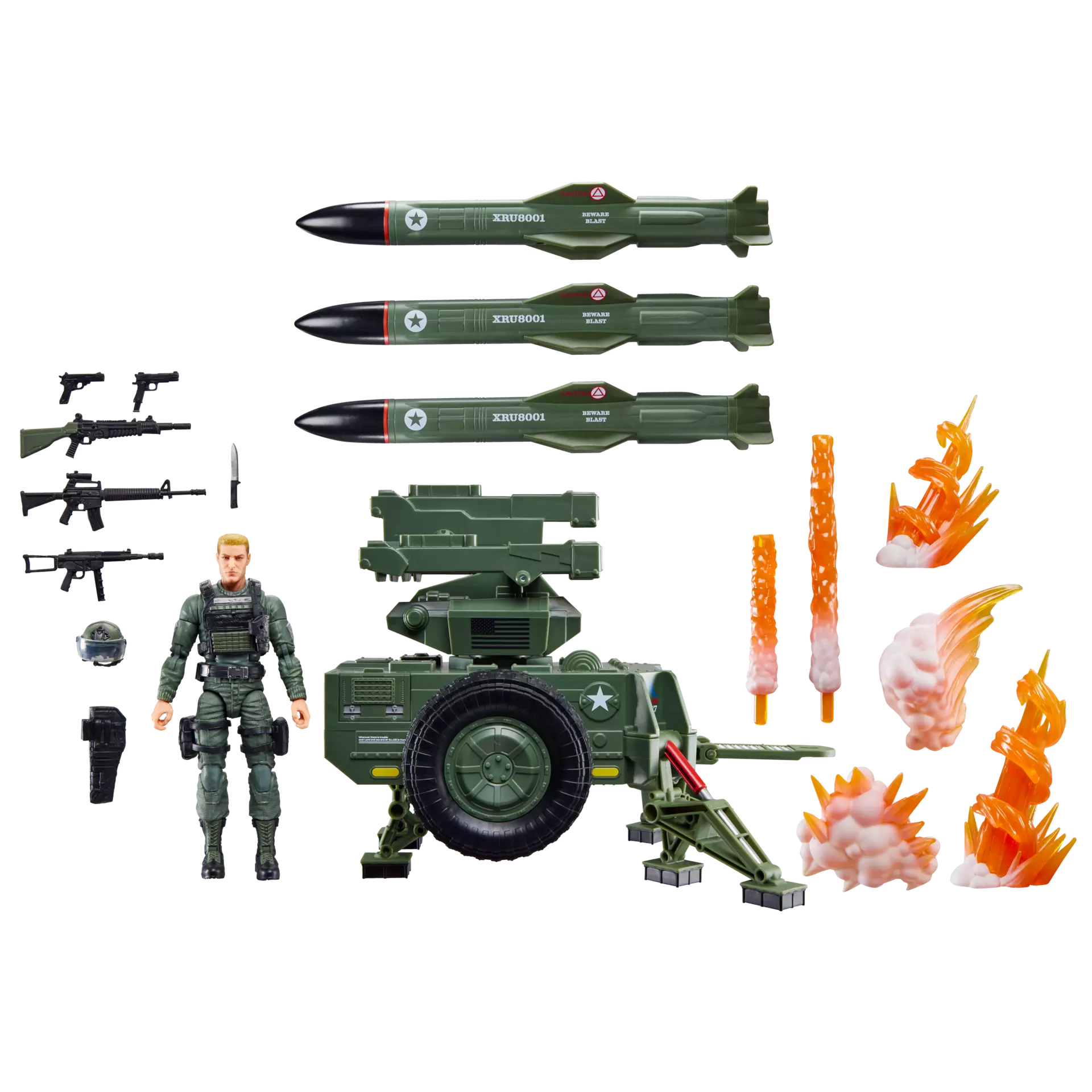 G.I. Joe Classified Series #182 Clayton “Hawk” Abernathy with M.M.S. (Mobile Missile System)