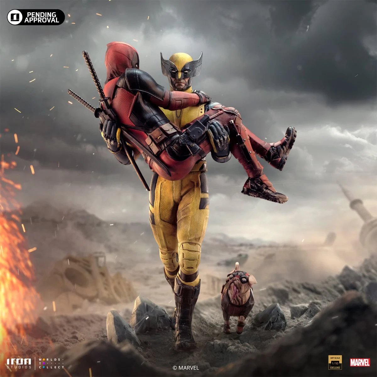 DEADPOOL & WOLVERINE DELUXE 1:10 Scale Statue by Iron Studios