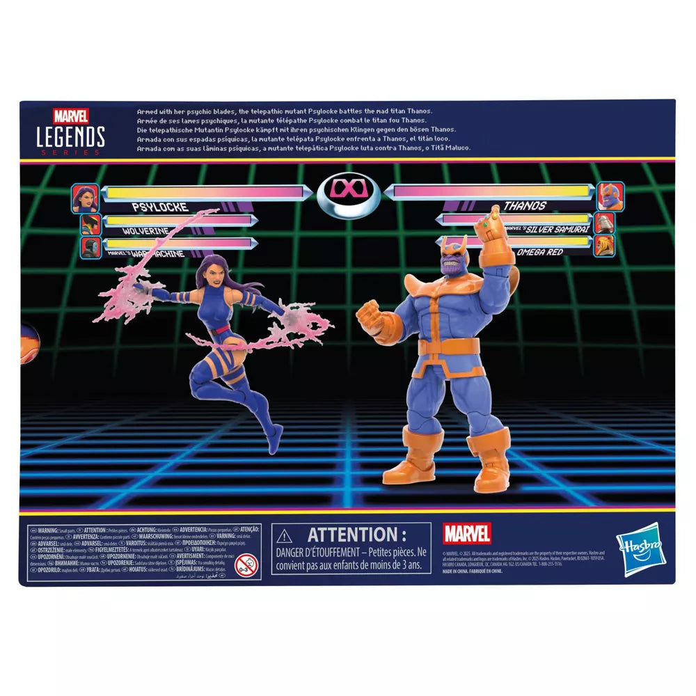 Marvel Legends Series Gamerverse Psylocke vs. Thanos