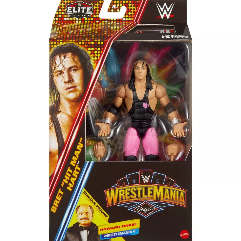 Bret *Hit Man" Hart WWE Elite Wrestlemania Action Figure