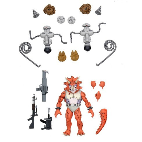 Teenage Mutant Ninja Turtles (Cartoon) Triceraton Infantryman & Roadkill By Neca