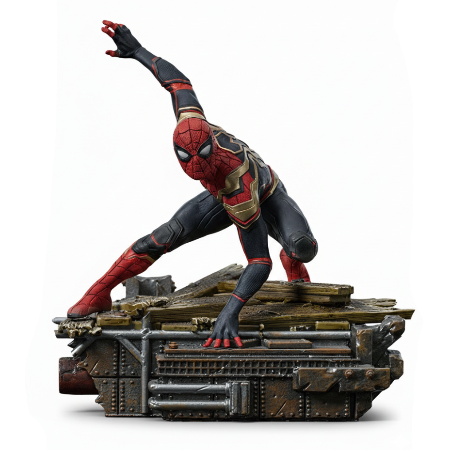 Spider-Man: No Way Home Spider-Man (Peter #1) BDS 1/10 Statue by Iron Studios