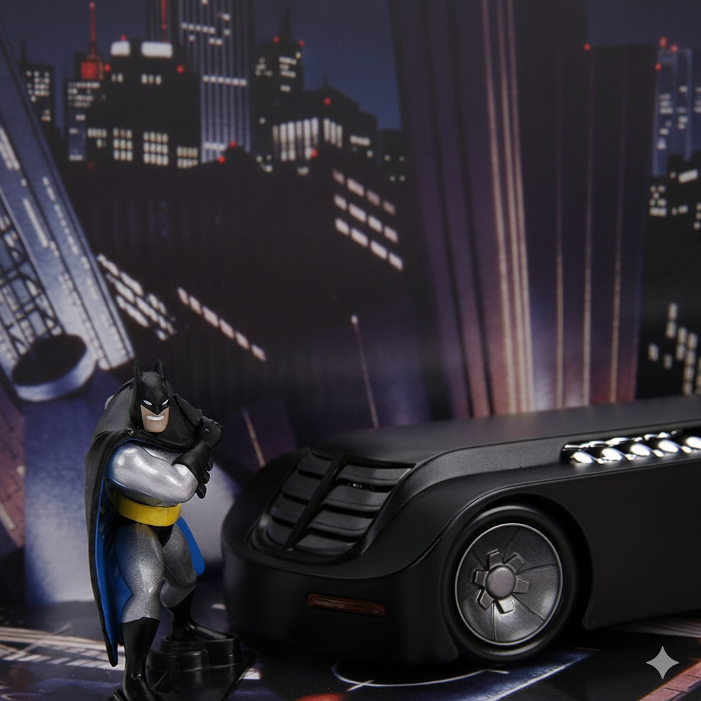 Batman: The Animated Series Batmobile 1:24 Die-Cast Vehicle with Mini-Figure by Jada Toys