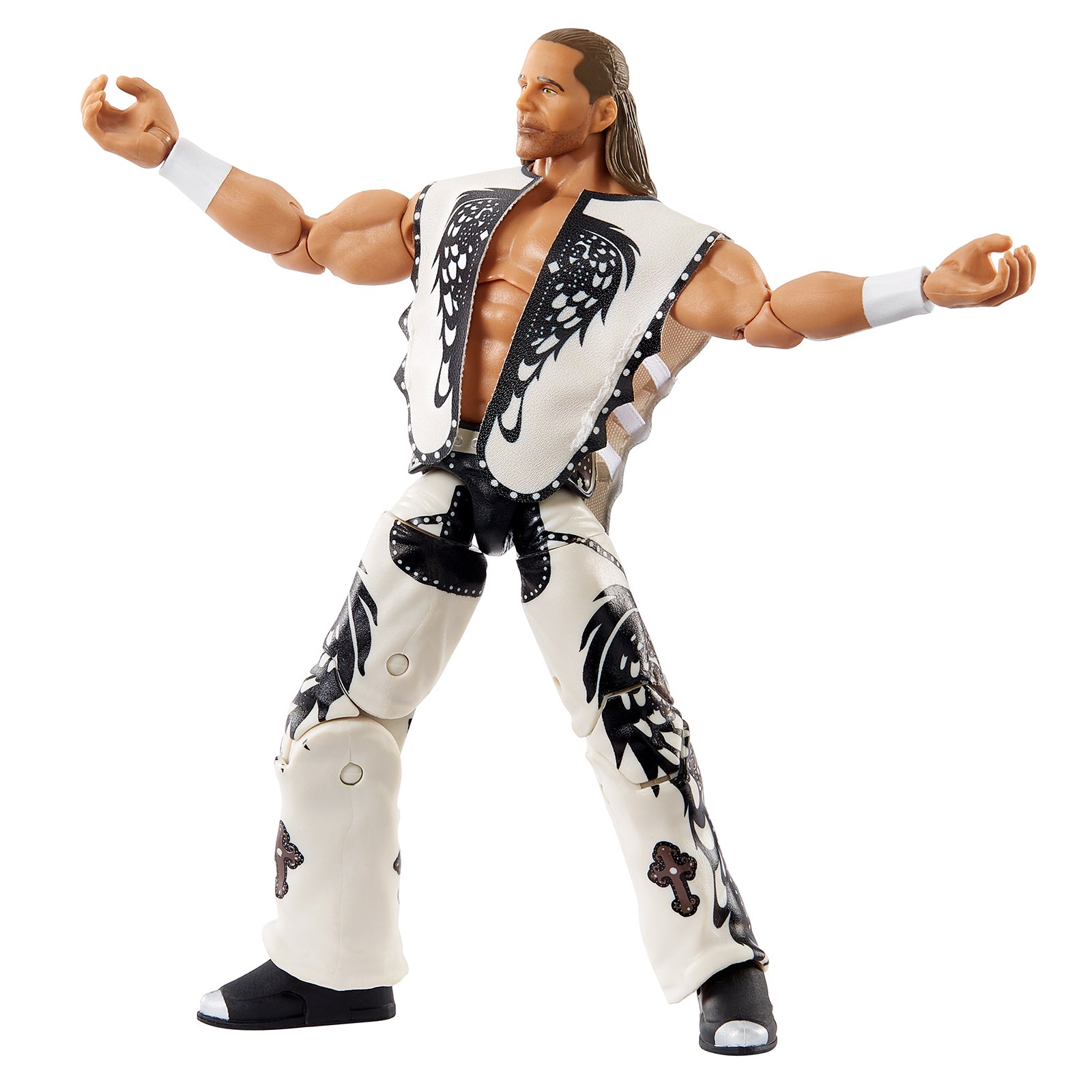 WWE Shawn Michaels WrestleMania Elite Collection Action Figure with Entrance Gear
