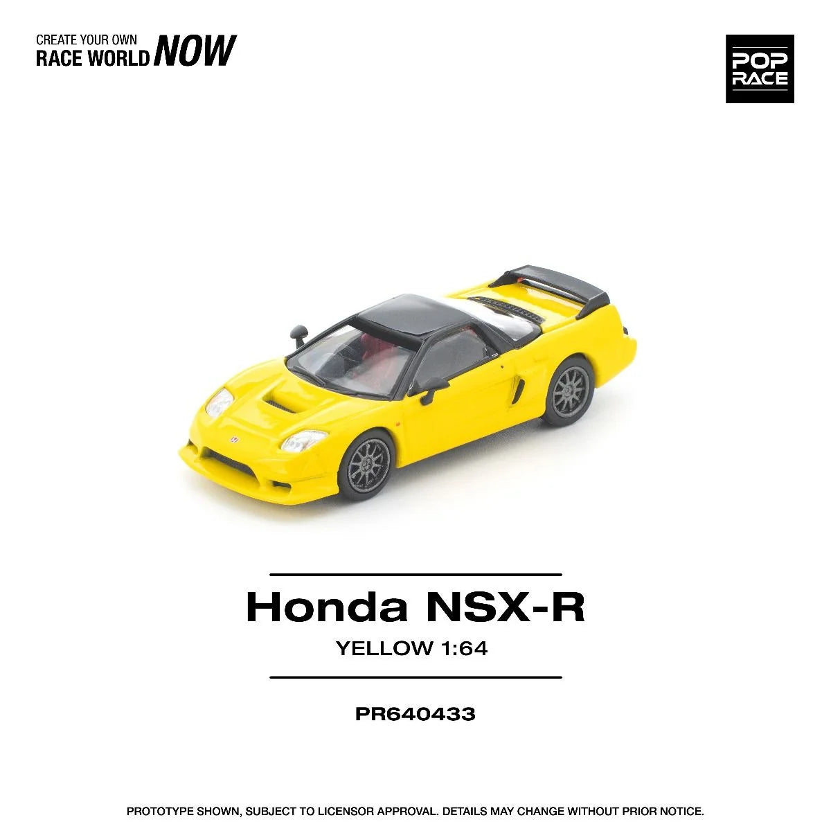 Honda NSX-R Custom Yellow PR640433 by Pop Race