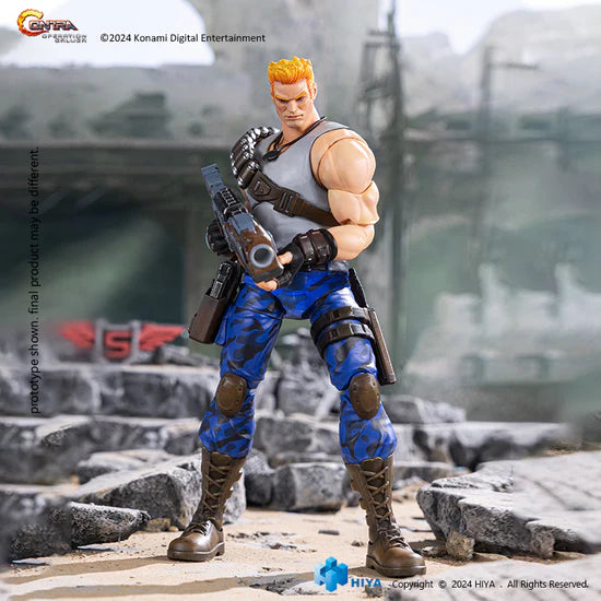 Contra: Operation Galuga Bill Rizer Exquisite Basic 1:12 Action Figure