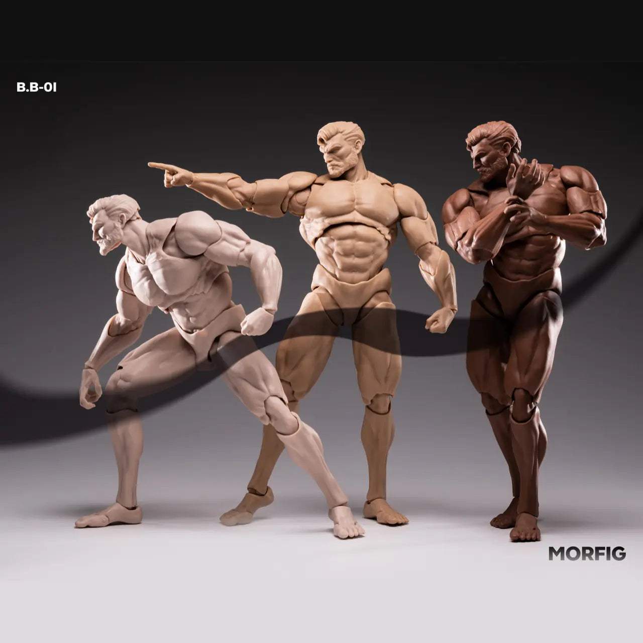 INART MORFIG Blank Male Body Action Figure