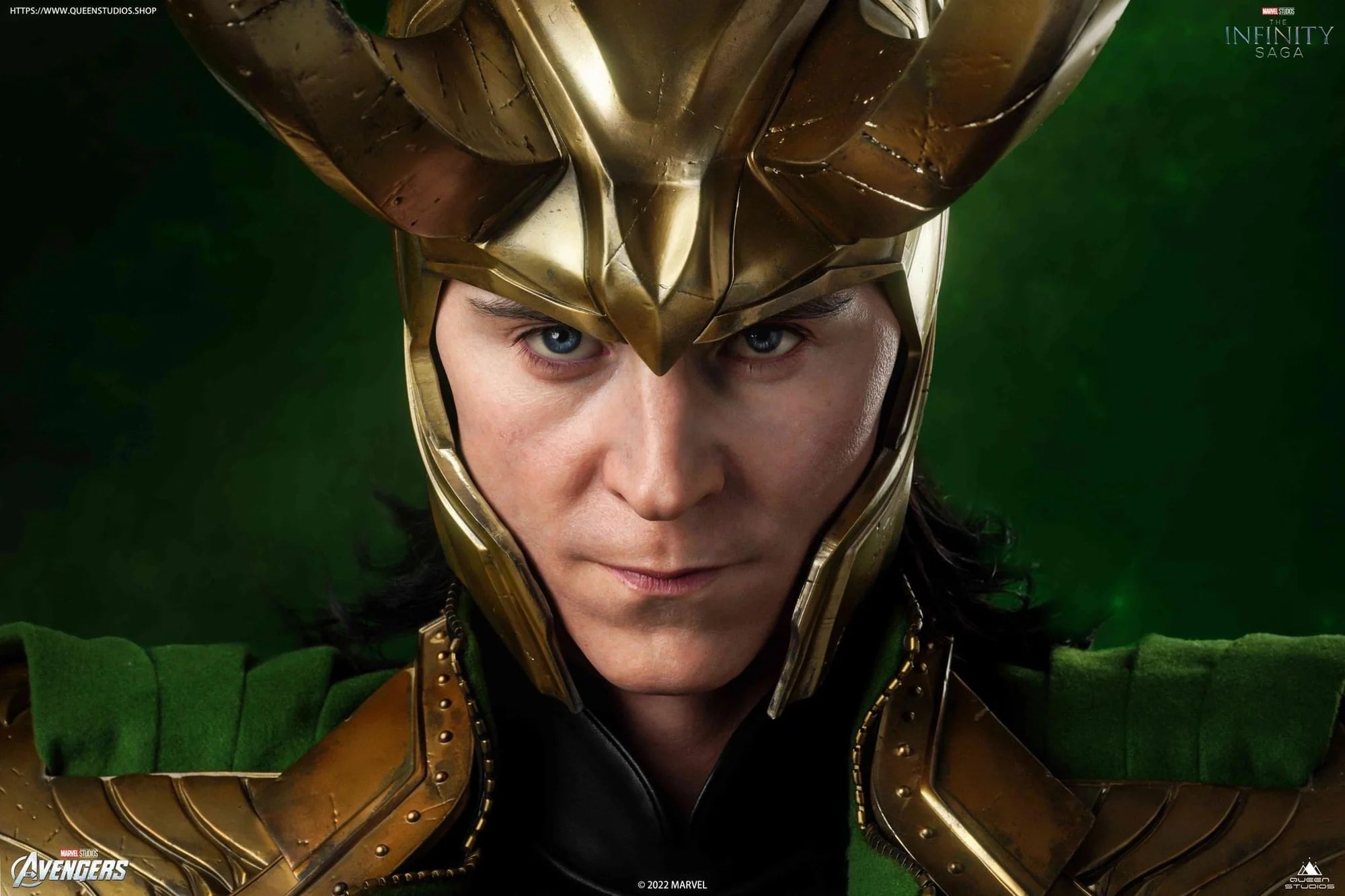 Loki Life-size Bust By Queen Studios