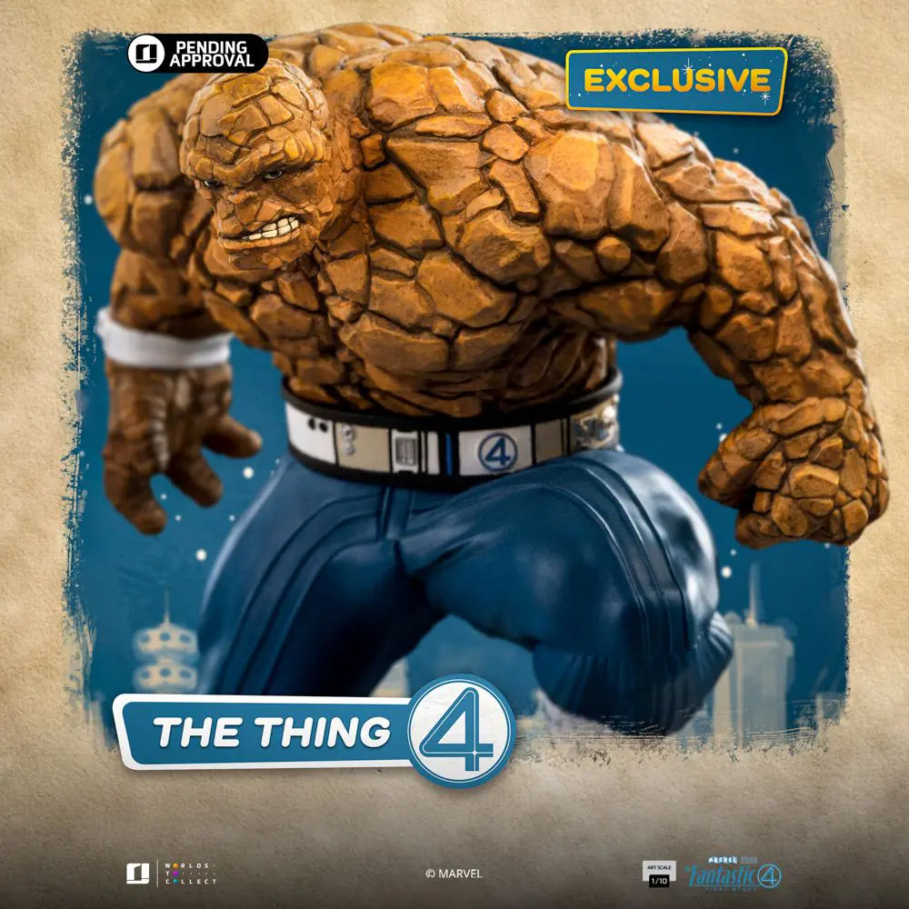 The Thing Fantastic Four: The First Steps Exclusive Version Statue by Iron Studios