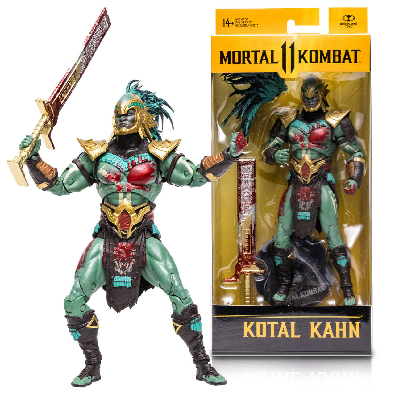 Mortal Kombat 11: Kotal Khan (Bloody) Figure By Mcfarlane