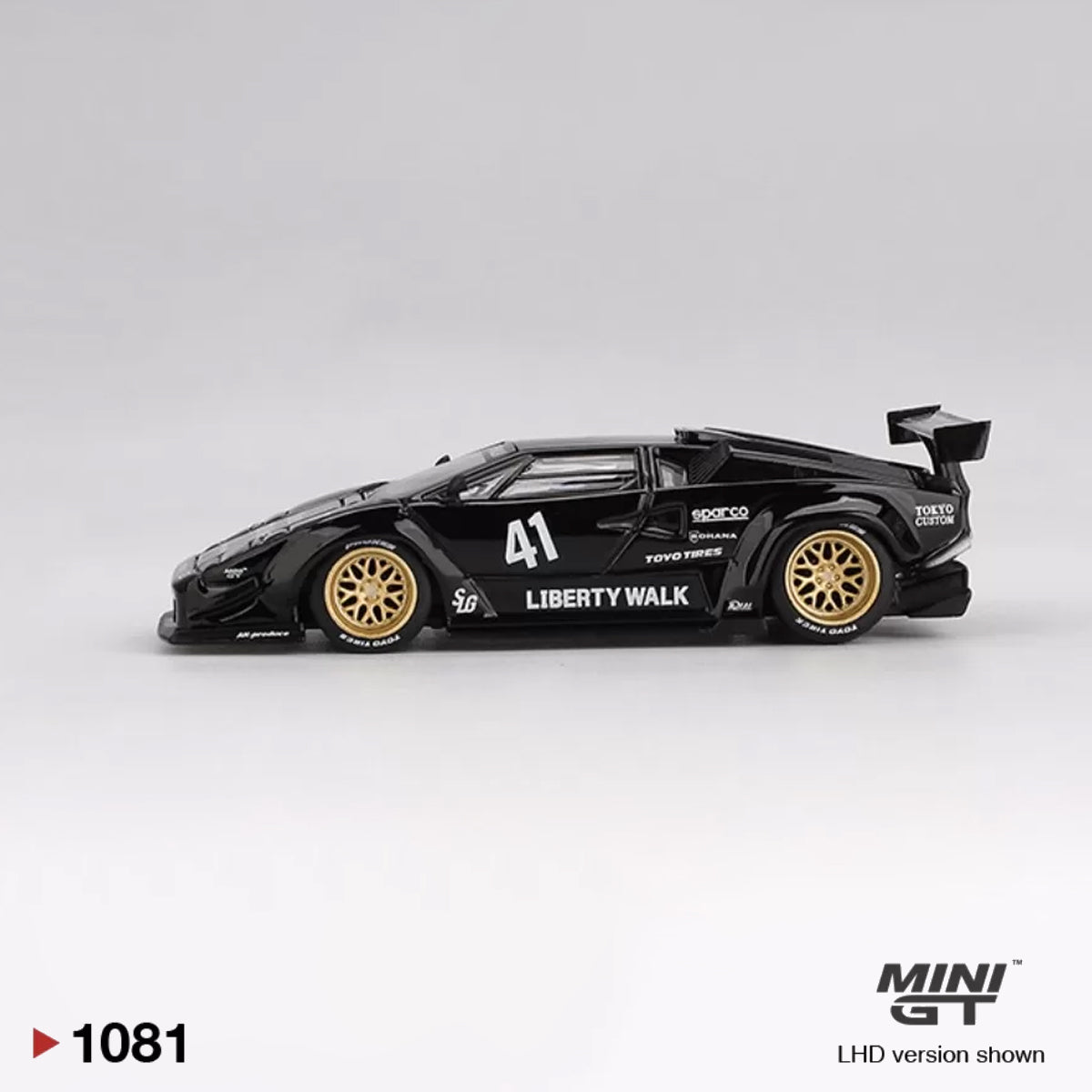 Lamborghini Countach LB-WORKS Black LHD MGT01081-L by MINI GT