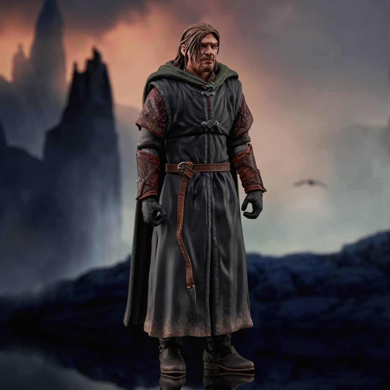 Boromir Deluxe Action Figure LOTR Series 5 By Diamond Select