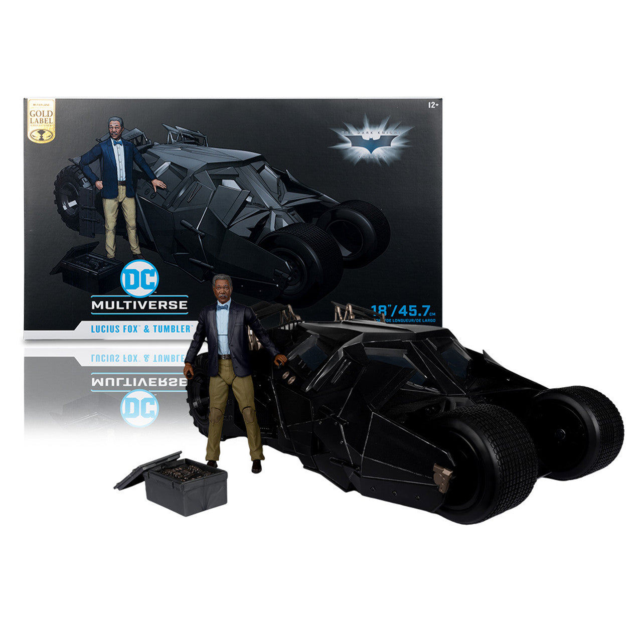 Lucius Fox & Tumbler (The Dark Knight) Gold Label Vehicle