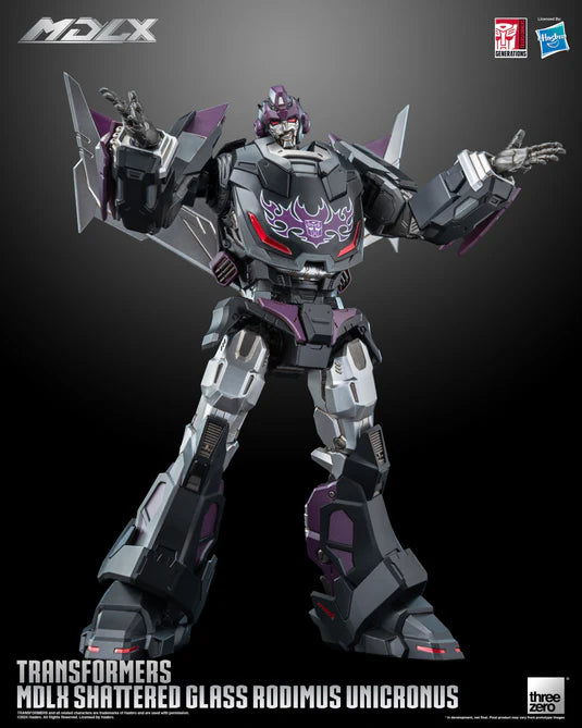 Transformers Shattered Glass Rodimus Unicronus MDLX Action Figure By Threezero