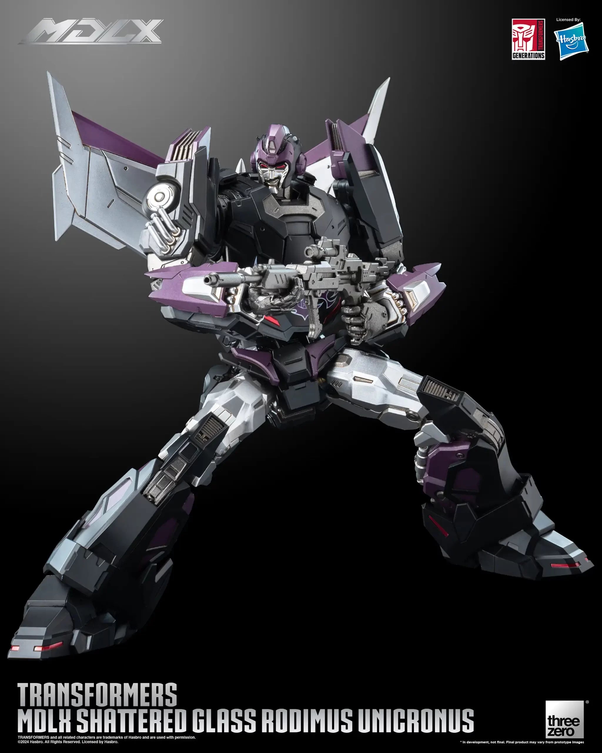 Transformers Shattered Glass Rodimus Unicronus MDLX Action Figure By Threezero