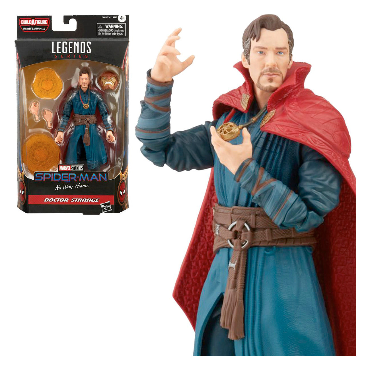 Spider-Man No Way Home Doctor Strange Marvel Legends Action Figure (Marvel's Armadillo BAF)