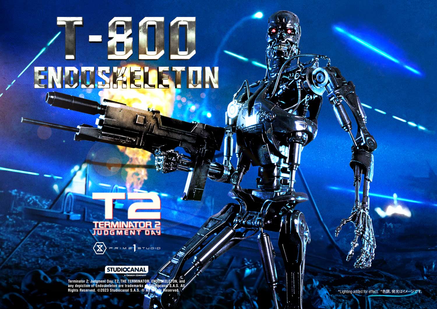Terminator 2: Judgment Day T-800 Endoskeleton 1/3 Statue By Prime 1 Studio