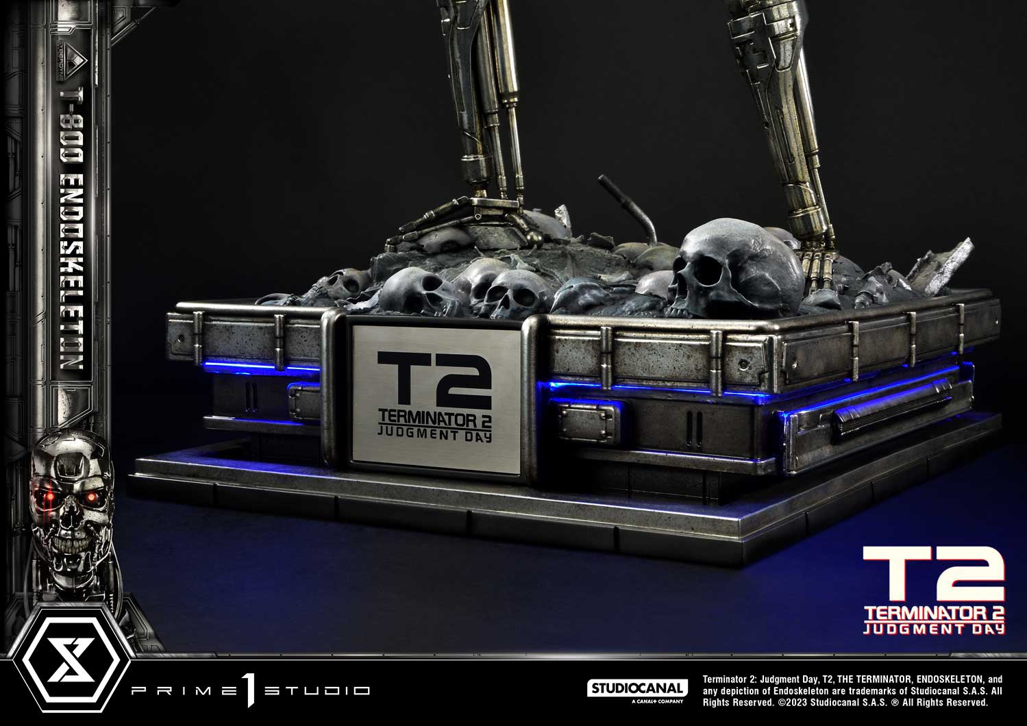 Terminator 2: Judgment Day T-800 Endoskeleton 1/3 Statue By Prime 1 Studio
