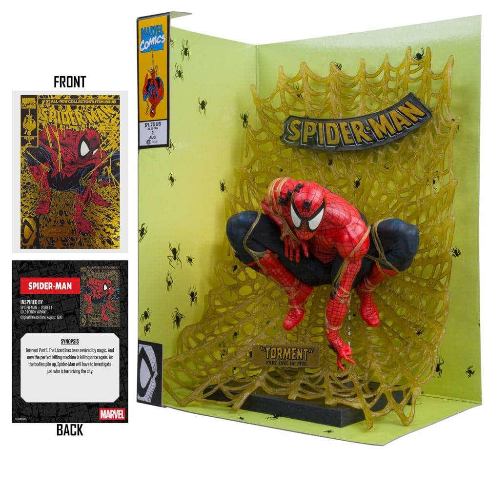 Spider-Man (Spider-Man # 1) 1:6 Scale Gold Label Figure