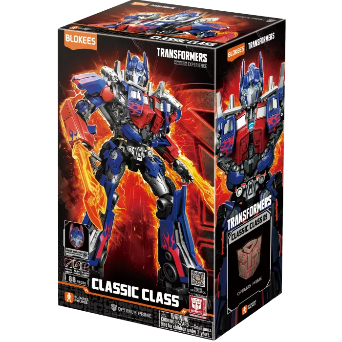 Transformers Classic Class Optimus Prime 2007 Blokees Model Kit Previews Exclusive