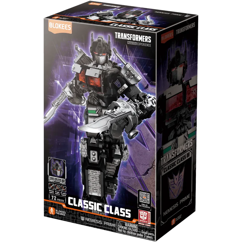 Transformers Classic Class Nemesis Prime Blokees Model Kit
