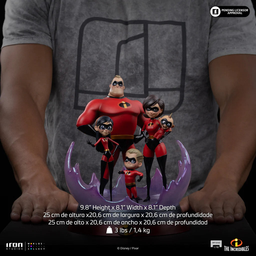 The Incredibles Diorama Statue By Iron Studios
