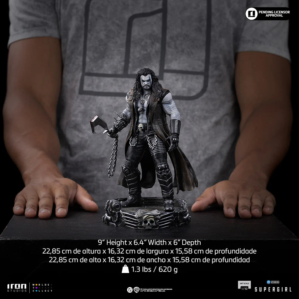 Lobo Statue Supergirl Movie Art Scale 1/10 by Iron Studios