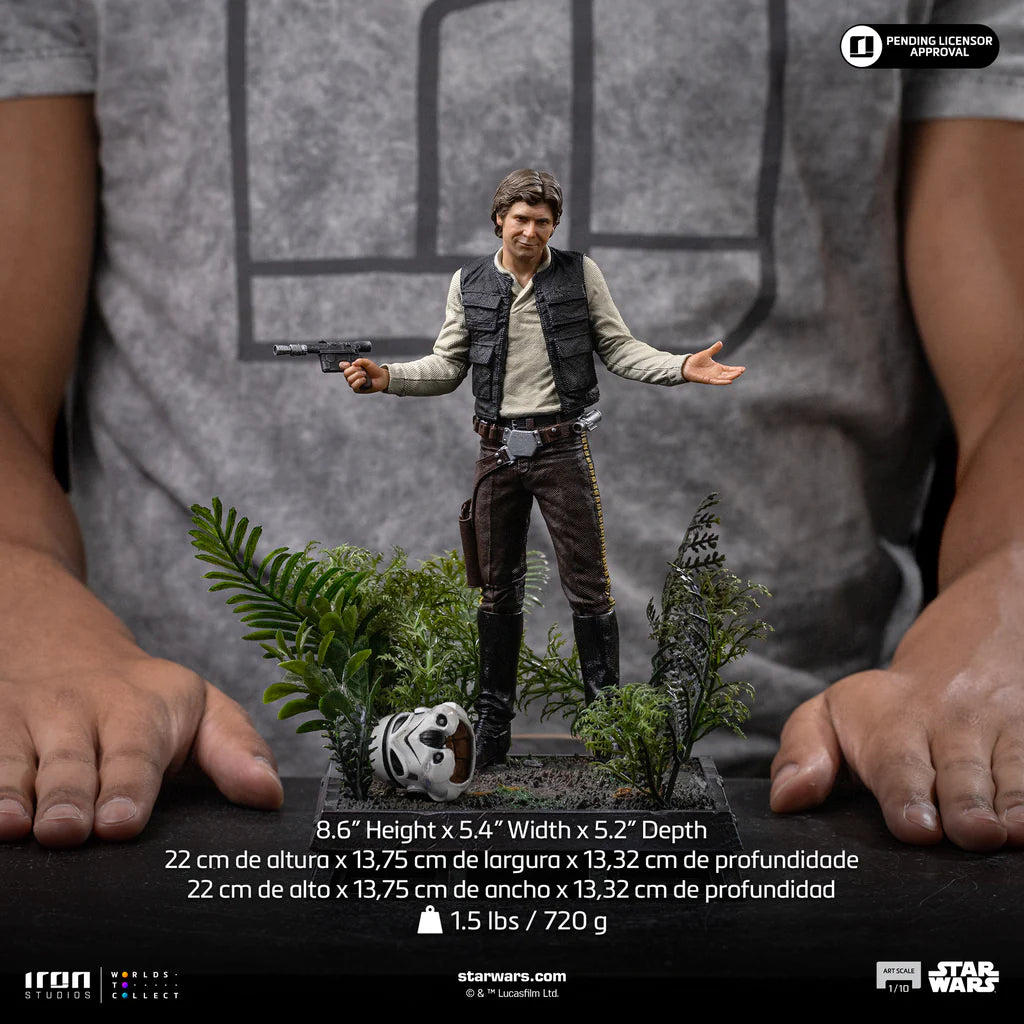 Star Wars: Return of the Jedi Han Solo Statue By Iron Studios