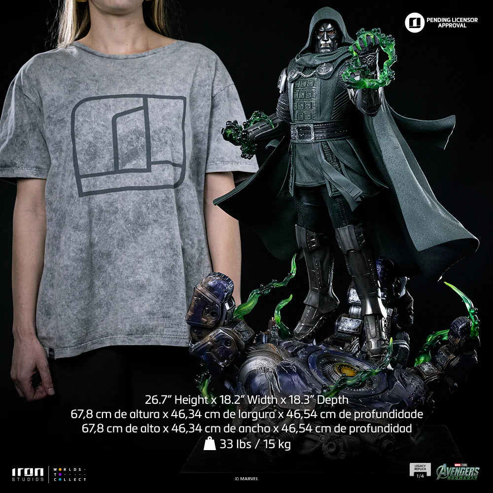 Doctor Doom Statue Legacy Replica 1/4 Avengers Doomsday by Iron Studios