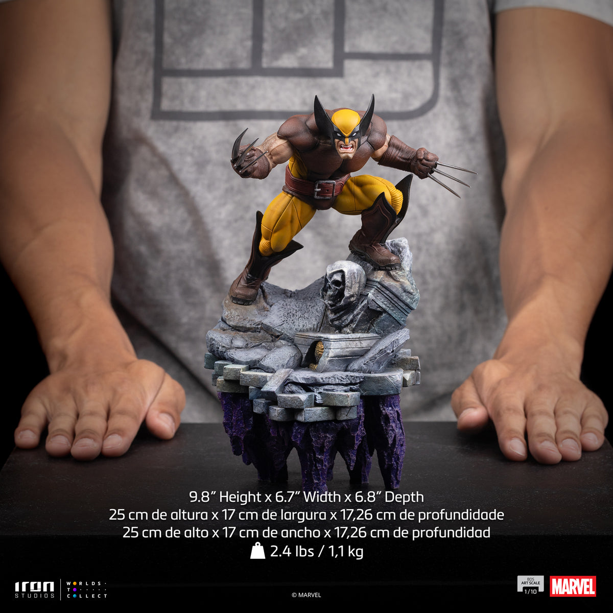 Wolverine Infinity Gauntlet Diorama BDS 1/10 Statue By Iron Studios
