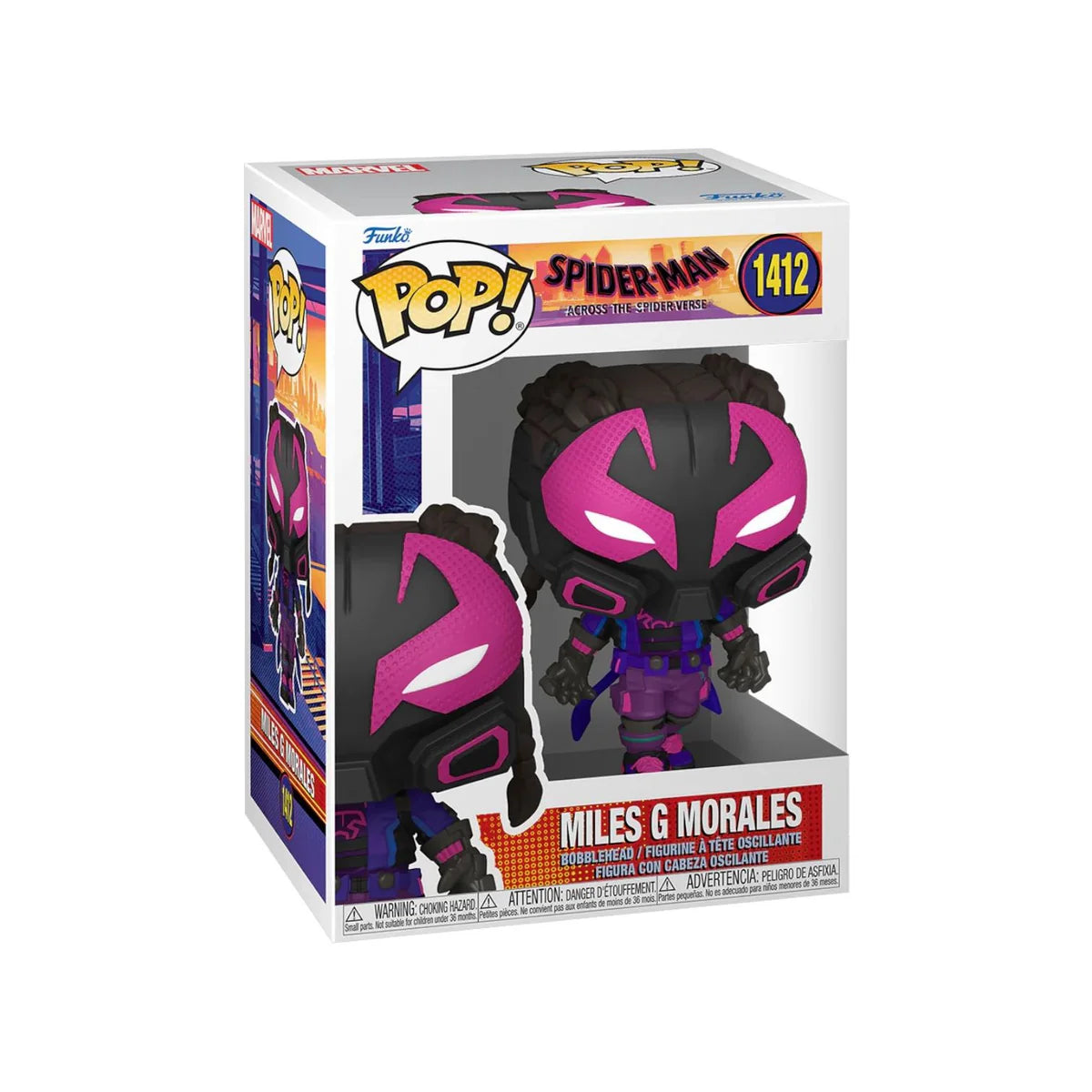 Spider-Man: Across The SpiderVerse Miles G Morales #1412 Funko Pop!
