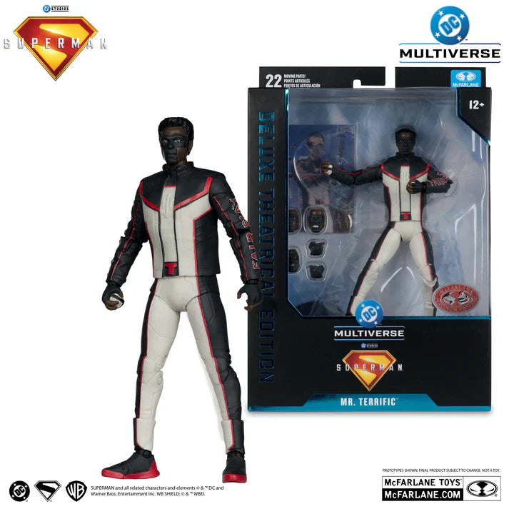 Mr. Terrific Superman Movie Deluxe Action Figure (Platinum)