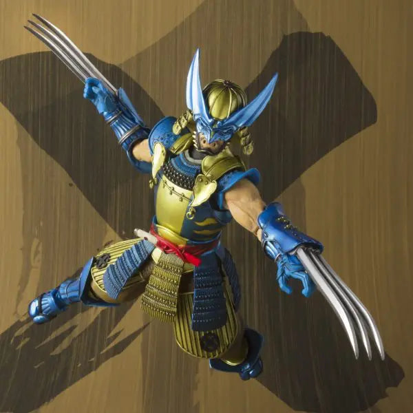 Marvel Meisho Manga Realization - Muhoumono Wolverine Action Figure By Bandai