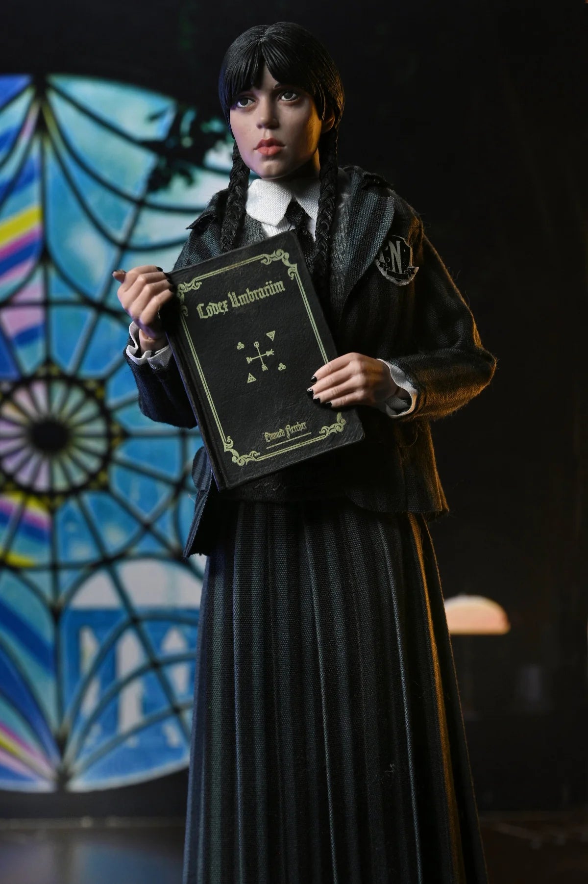 Wednesday & Enid (Nevermore Uniform) Retro Clothed Action Figure from Neca