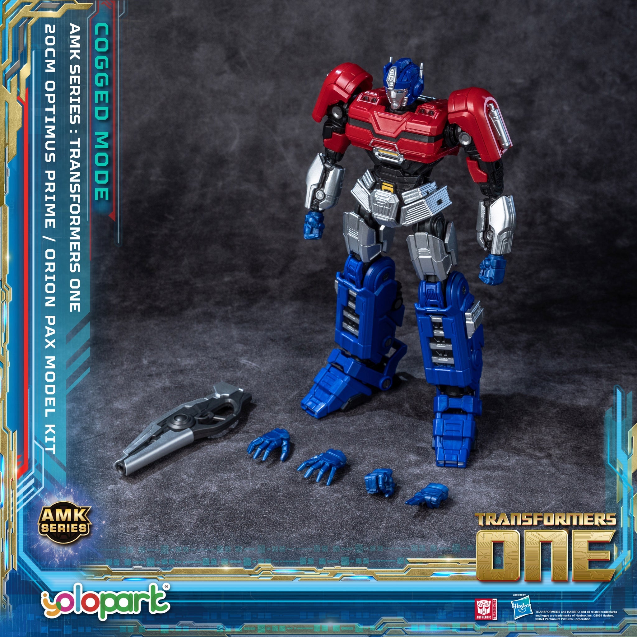 TRANSFORMERS ONE Optimus Prime/Orion Pax(Cogged Mode) AMK Series Model Kit By Yolopark